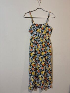 Beautiful sundress with citrus print